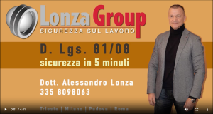 video 5 minuti D.lgs 81/08